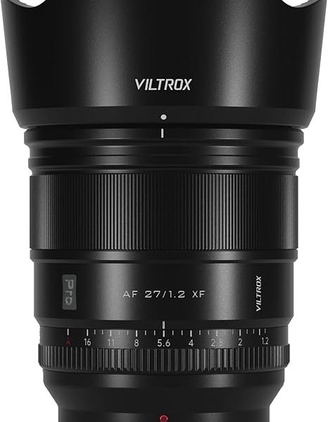 VILTROX 27mm F1.2 PRO XF Fuji Autofocus Lens, Compatible with Fuji X-Mount Mirrorless Cameras XH2S XH2 XT5 XT4 XT3 XS20 XT30 II XT200 (27mm F1.2)