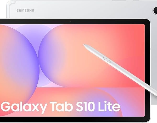 Samsung Galaxy Tab S10 Lite + Smart Book Cover, 8GB RAM, 256GB, 2TB Expand, Long Battery Life, 10.9” LCD, S Pen for Note-Taking, Exynos 1380, Circle to Search, AI Tools, Silver