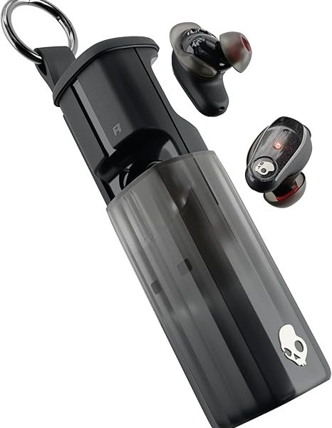 Skullcandy Method 360 ANC Wireless Earbuds, Sound by Bose, Bluetooth Headphones, Premium Noise Cancelling, Up to 40 Hrs Battery, Sweat and Water Resistant, Microphone for iPhone Android - True Black