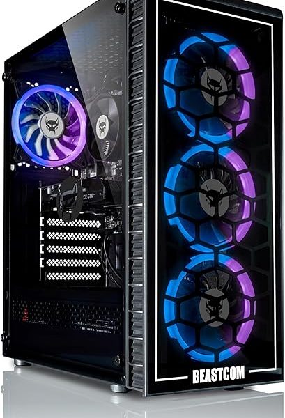 Q5 Pro Gaming PC | AMD Ryzen 5 4500 6X 3,60GHz 12 Threads | NVIDIA RTX 5060 8GB | 32GB RAM | 1TB NVMe SSD | WiFi 5 | Windows 11 Pro