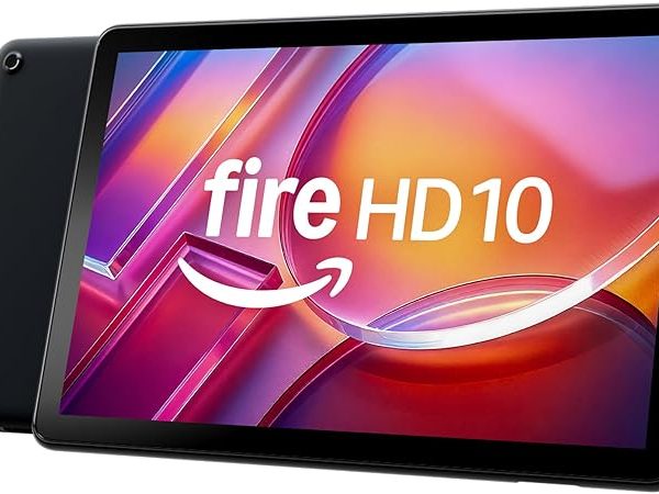 Amazon Fire HD 10 tablet (newest model) built for relaxation, 10.1" vibrant Full HD screen, octa-core processor, 3 GB RAM, 32 GB, Black
