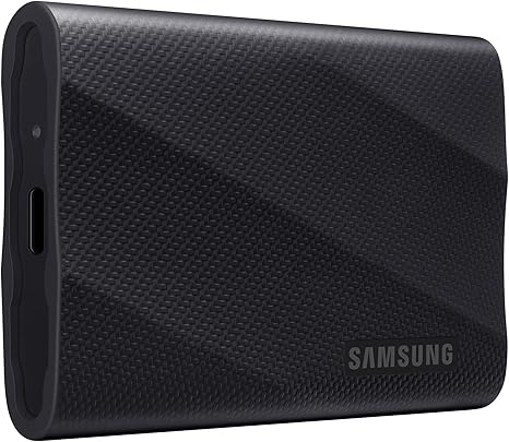 SAMSUNG T9 Portable SSD 4TB, USB 3.2 Gen 2x2 External Solid State Drive, Seq. Read Speeds Up to 2,000MB/s for Gaming, Students and Professionals,MU-PG4T0B/AM, Black (pack of 1)