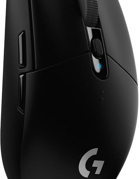 Logitech G305 LIGHTSPEED Wireless Gaming Mouse, Hero 12K Sensor, 12,000 DPI, Lightweight, 6 Programmable Buttons, 250h Battery Life, On-Board Memory, PC/Mac - Black