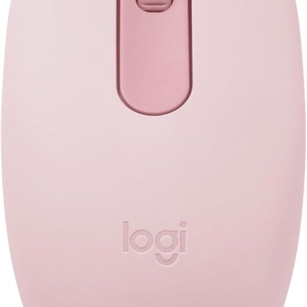 Logitech M196 Bluetooth Wireless Mouse, Compact and Portable Mouse for Laptops, Tablets and More, 12-Month Battery, Smooth Tracking, Compatible with PC and Mac, Windows and macOS - Rose